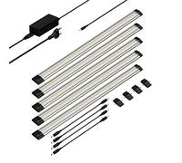 parlat LED Luminaire d'agencement SIRIS, plat, 50cm chacun, 655lm chacun, blanc, 5 pièces