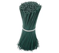 Parliky 1000 Pièces Attaches Torsadées Flexibles en Fil de Fer et Caoutchouc pour Jardinage, Ceintures D'arbres Résistantes et Multi-Fonctions, pour Plantes et Câbles