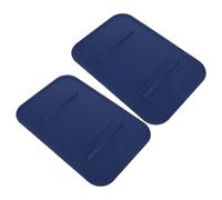 Parliky 2 Pièces Tapis de Repos pour Fer à Repasser Acier Inoxydable Plaque Isolante Résistante Chaleur Coussinet Antidérapant pour Protection Table et Planche à Repasser