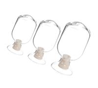 Parliky 3 Pièces Bocal à Allumettes en Verre 250ml Couvercle | Rangement pour Allumettes en Bois, Capacité Compacte 125ml et 500ml, Format Léger à Emporter