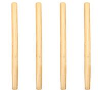 Parliky 4 Pièces Manche de Faucille en Bois, Poignée de Faucille Houe, Ergonomique, Légère, Facile à Installer, pour Outils de Jardinage et Usage Agricole