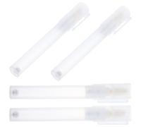 Parliky 4 Pièces Porte-stylo Vide Rechargeable, Marqueur de Peinture | Corps Ergonomique en Pp, Bille Acier et Éponge, Tube Transparent L’encre