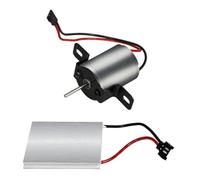 Parliky Accessoires pour Ventilateur de Poêle Kit de Réparation pour Cheminée en Alliage Moteur de Rechange pour Fête Estivale, Ensemble 1 Set
