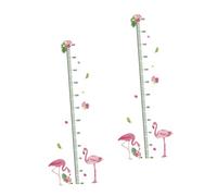 Parliky Autocollant en Pvc de Hauteur pour Garçon et Filles 2pcs Étanche et Réutilisable Décoration Murale Créative Tableau des Tailles Cartoon pour Chambre D'garçon et Filles