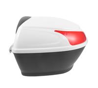 Parliky Boîte de Rangement pour Outils Moto Robuste Plastique Étanche Coffre de Selle Multifonctionnel Facile à Installer Compartiment de Stockage pour Vélo et Moto Usage Extérieur et