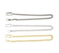 Parliky Chaîne de Montre en Métal Chic 3 Pièces 35cm Clip pour Montre Gousset Portable Adaptée Usage Quotidien