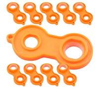 Parliky rateur de Robinet 10pcs en Abs Orange, Outil Sûr Réduisant la Fatigue des Mains, pour Installation et Retrait les Foyers et Espaces Publics