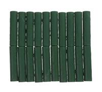 Parliky Connecteur de Tuteur pour Plantes 8mm, Lot de 20, PP Vert | Jardinage, Support Stable et Réutilisable, Adapté aux Tuteurs de Tomate ’aubergine