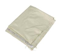 Parliky Couverture Solaire imperméable Beige en Tissu Oxford pour Enrouleur de Piscine, Fonctionnement à Une Seule Personne, adaptée aux Zones de Piscine en Plein air et Jardins 490×96 cm