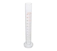 Parliky Éprouvette graduée en verre de laboratoire 100ml, cylindre transparent, graduation précise, tube droit étroit, pour expériences scientifiques et laboratoire de chimie