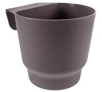 Parliky Jardinière Suspendue Balcon en Plastique pour Plantes Succulentes | Pot de Fleur Exterieur, Pot de Fleurs à Balustrade, Espace Optimisé, Résistante au Gel, Fond Ajouré, Design Épais