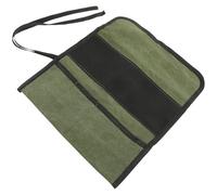 Parliky Paquet à Outils en Toile de Coton Robuste Plusieurs Poches Zippées Rangement D'outils de Menuiserie, pour DIY et Artisans
