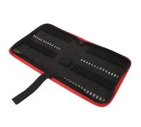 Parliky Pochette à Outils en Tissu Oxford avec poignée, Petite Trousse à Outils pour forets et Embouts, Organisateur Portable 8.98 x 6.89 x 1.77 in pour Voyage et Crafts