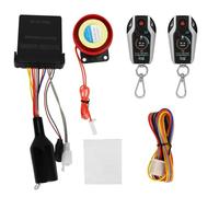 Parliky Système D'alarme pour Moto Télécommande et Fonction Démarrage à Distance Verrouillage Automatique Sécurité Renforcée en Plastique, Kit Complet 1 Set