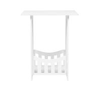 Parliky Table D'appoint Étroite Table De Chevet Petite Étagère Bibliothèque Présentoir pour Chambre Salon Et Maison