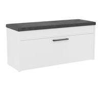 PARMI - Meuble à chaussures style scandinave entrée - 100x35x49 - Banc avec rangement