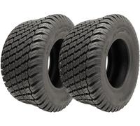 Parnells, 2 Ensembles de Pneus de Tondeuse à Gazon Sans Chambre à Air, 16x7.50-8, 4 Plis Wanda P332 Pneu D'herbe, Diamètre 410 mm, Largeur 182 mm, 310 kg, pour une Utilisation Tout-Terrain