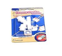 PARODI & PARODI, Attaches de Porte, Corde à verrouiller Diamètre Moyen et Petit, Jonction pour Cordes à lessive avec Simple Action de vissage, Neutre, Standard