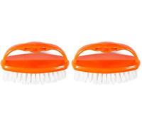 PARODI & PARODI - Brosse Nettoyage à Main aux Poils Durs, Brosse à Linge à Récurer Multi Usage pour Nettoyer Chaussures, Vêtements, Surfaces, Lavage Main, Cuisine, Carreaux, Couleurs Assorties 11x17x1