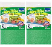 PARODI & PARODI Fresh Saver Tapis à découper en polyuréthane Alimentaire réutilisable Couleurs Assorties 30 x 45 cm (Lot de 2)