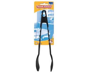 PARODI & PARODI - Pince à salade de précision en nylon résistant jusqu'à 220°C. Pince de cuisine idéale pour saisir pâtes, légumes et grillades. Accessoires de cuisine pour surfaces antiadhésives