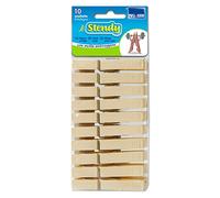 PARODI & PARODI - Stendy Lot de 10 Pinces à Linge avec Ressort antirouille Extra-Fort, Couleurs Assorties, Taille Longueur Pince 8,5 cm