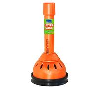 PARODI & PARODI - Super Asco Déboucheur Canalisation, WC, Lavabo, Douche - Ventouse Déboucheur Evier à Ressorts à Double Action, 24 cm Hauteur et 12 cm Diamètre, Facile à Utiliser et Ultra Résistant