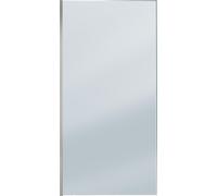Paroi de Douche 100x200cm - Verre Trempé Fumé 8mm - Profilé Chrome - FREEDOM 2 SMOKED