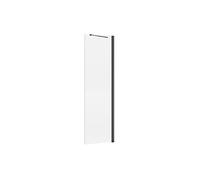 Vente-unique - Paroi de douche à l'italienne - Noir mat - Verre 5 mm - 60x200 cm - DAREN