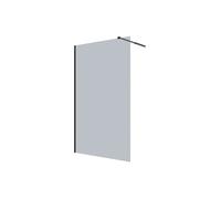 Vente-unique - Paroi de douche à l'italienne - Verre fumé gris - 120x200 cm - MALIKA II