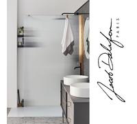Paroi de douche JACOB DELAFON Contra flute 120cm + kit profilé Laiton brossé