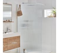 Paroi de douche JACOB DELAFON Contra flute 140cm + kit profilé Blanc mat