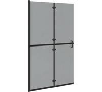 Paroi de douche vidaXL, noir, 120 x 6,5 x 190 cm