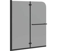 Paroi de douche vidaXL, transparent foncé, 120 x 140 cm