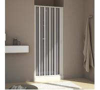 Möbelvertrieb FORTE Paroi de douche pliante Aura – PVC fumé – 60-160 cm H185 – ouverture latérale