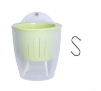 Paroi en plastique robuste auto-arrosage pour mini plastique robuste (vert) | Système d'auto-hydratation, réduit les besoins d'arrosage, favorise la santé des racines, construction en plastique robuste