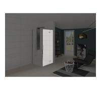 Paroi Kinestyle pivotant pour porte+fixe 140 droite - KINEDO PA1795CTNED