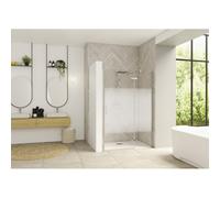 Paroi Smart Design P Charnières sans seuil 80 chromé cosmos droite - KINEDO PA1410CCOED