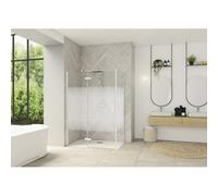 Paroi Smart Design P Charnières ss seuil pour P+F 160 blanc cosmos gauche - KINEDO PA1618BCOEG