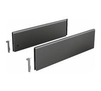 Parois latérales acier TopSide ArciTech-hauteur 124 mm-anthracite-L400mm HETTICH