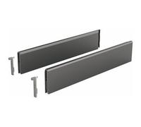 Parois latérales acier TopSide ArciTech-hauteur 124 mm-anthracite-L650mm HETTICH