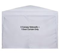 Parois latérales pour tente pop-up de 3 x 3 mètres, parois latérales de tente avec une couche imperméable et protectrice contre les rayons du soleil, idéales pour les tentes d'événements en extérieur,