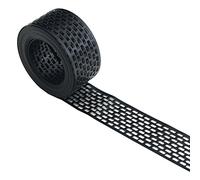 Parotec grille de ventilation 50 mm x 5 m Noir | Bande d'aération, grille de protection oiseaux, polypropylène, protection contre les insectes et les rongeurs