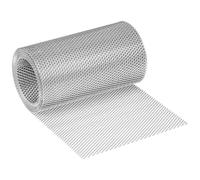 PAROTEC Grille de ventilation aluminium en rouleau 150 mm x 5 m | Bande d’égout perforée pour ventilation du toit et de la façade, protection contre les insectes et les petits animaux,