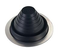 Parotec Solin de Toit - Passage du Toit - Flexible - Étanche - Fabriqué d'EPDM - Résistant aux Hautes Témperatures - Universel - Ronde Tuile Métallique - Diamètre de 6 à 127 mm
