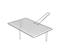 Sauvic Grille de cheminée 466 x 280 mm avec 2 Pieds, zinguée