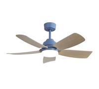 Parrot Uncle 106 cm Ventilateur de plafond avec lumière LED 22W & télécommande, 5 pales ABS, moteur DC silencieux pour chambre, salon & bureau