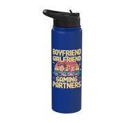 Partenaires de jeu pour petit ami et petite amie Stainless Steel Insulated Water Bottle