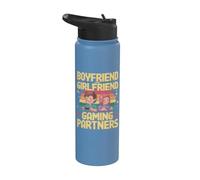Partenaires de jeu pour petit ami et petite amie Stainless Steel Insulated Water Bottle
