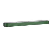 Parterre surélevé Acier revêtu par poudre 544x100x36 cm Vert
